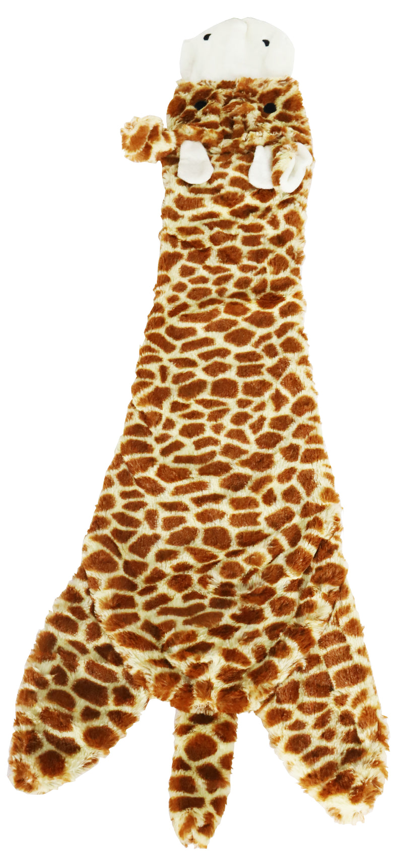 Hondenspeelgoed Boon hond speelgoed Giraffe plat met piep xxl grijs 85 cm