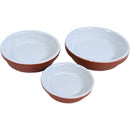 Vogelvoer/waterbak Vogel Stenen schaaltjes  6/8 cm