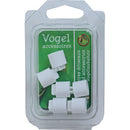 Vogel Zitstokken dopjes voor zitstok wit 12 of 14  mm.  ( Verpakt 6 stuks )