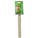 Vogel Zitstok koraalzand + schroefdraad 20 cm  Speciaal voor de wat grotere kromsnavel vogels