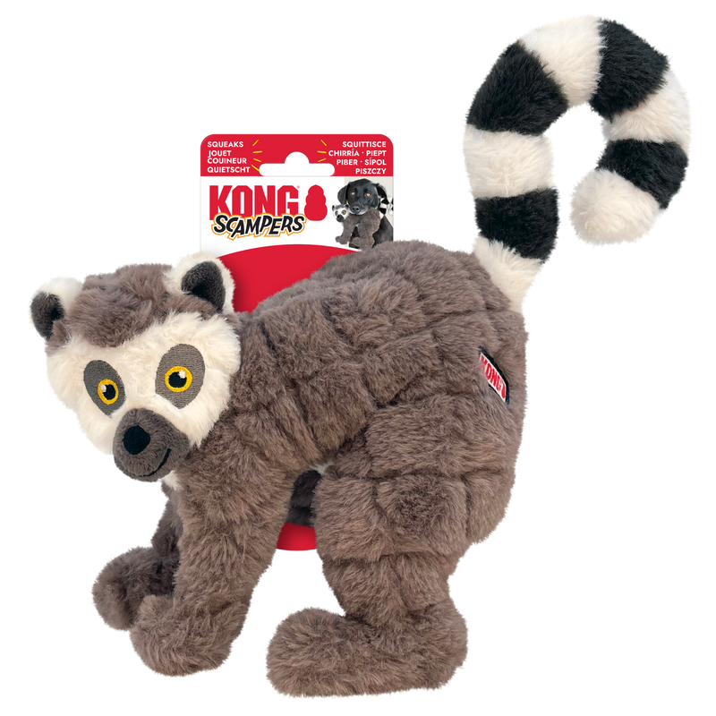 Honden speelgoed speeltjes Kong hond scampers lemur medium