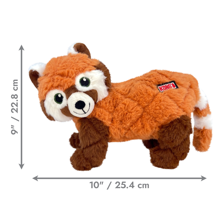 Honden speelgoed speeltjes Kong hond scampers red panda medium