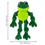 Honden speelgoed Kong Kong Kong knots frog large/ extra large