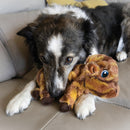 Honden speelgoed Kong hond low stuff stripes cow medium