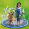 Honden Kowloon Cool sprinkler mat blauw  100 cm.