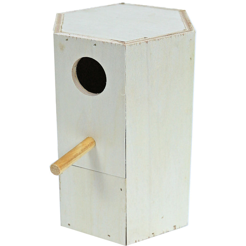 Broedblokken hout  zeskant.