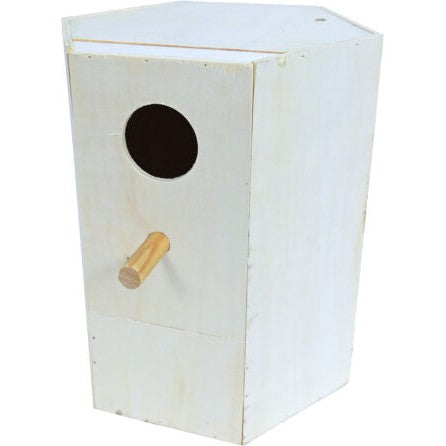 Broedblokken hout  zeskant.
