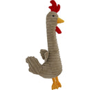 Honden speelgoed Boon hond speelgoed  hans de hanen corduroy met piep 65/90 cm