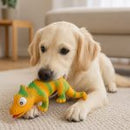 Honden speelgoed Latex Boon hond speelgoed hagedis latex geel / groen 41cm