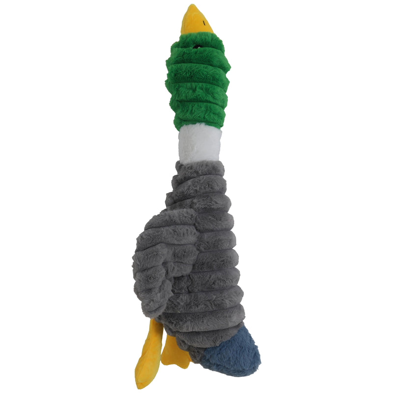 Honden speelgoed Boon hond speelgoed Gijs de gans corduroy met piep 65/90 cm
