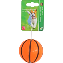 Honden speelgoed Boon hond speelgoed basketbal TPR met piep oranje 6 of 8 cm
