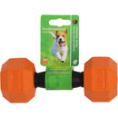 Honden speelgoed Boon hond speelgoed halter rubber+nylon oranje/zwart 18cm
