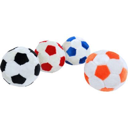 Honden speelgoed Boon pluche voetbal met piep 12,5 cm