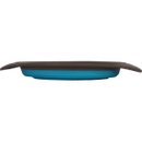 Honden/Katten voer/water bakken Boon opvouwbare voer/drinkbak voor auto en vakantie kleur  grijs/blauw 15/19/23 cm