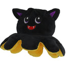 Honden speelgoed Boon pluche halloween Pompoen+ vleermuis zwart/geel 22 cm