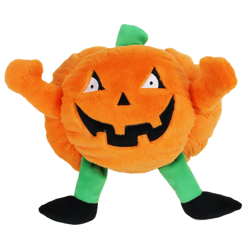 Honden speelgoed Boon pluche halloween Pompoen met piep geluid.