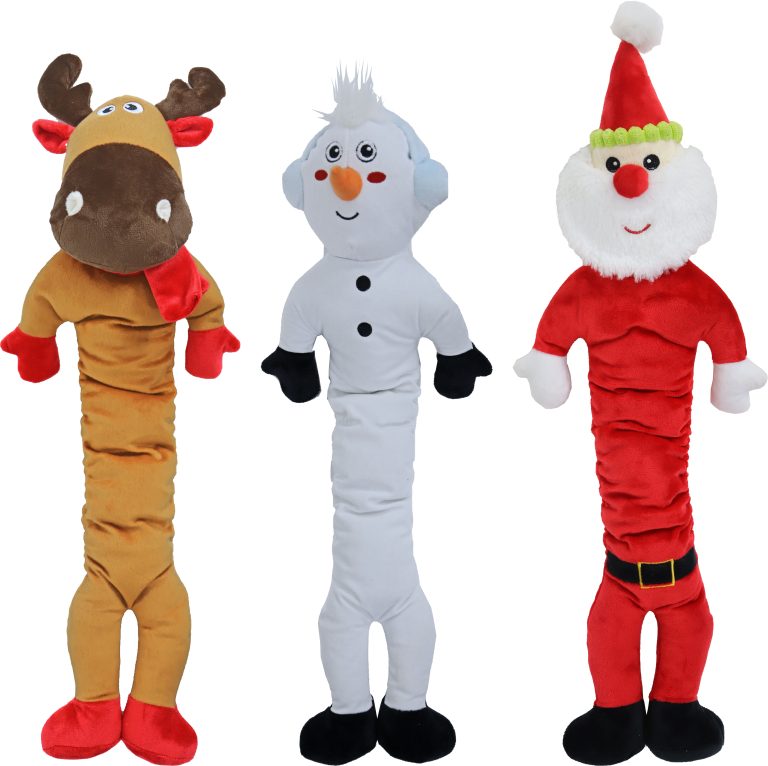 Honden Speelgoed speeltjes kerst Boon hondenspeelgoed kerst XXL assorti, 60 cm.