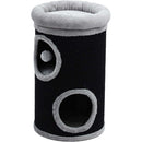Krabpaal/Klimmeubel  Boon klimton sisal 2 gaats zwart/grijs 66x38cm