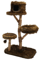 Krabpaal/Klimmeubel  Boony “Est 1941” klimboom pinus 136cm grizzly brown