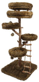 Krabpalen/Klimmeubels natuurlijke uitstraling  Boony est ‘1941’ klimboom sequoia 233cm Brown