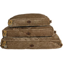 Honden/katten kussens Boony est 1941 premium ligkussen orthopedisch brown velvet