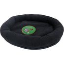 Kattenslaapmand Boon schapenwol zwart, 48 cm.
