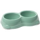Honden/Katten voer/water bakken Boon Moderna plastic hondenbakken smarty 1 dubbel mint groen