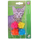 Katten speelgoed Boon bubbel bounce bal assortie pak a 4 stuks