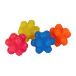 Katten speelgoed Boon bubbel bounce bal assortie pak a 4 stuks