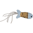 Kattenspeelgoed Boon kattenspeelgoed Boon katten speelgoed kurkvis+sluierstaart+ catnip blauw 20cm
