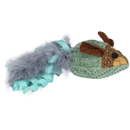 Kattenspeelgoed Boon katten speelgoed muis pluche+kurk+veren+catnip blauw 14cm