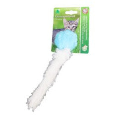 Katten speelgoed Boon kat speelgoed bal pluche met staart 24cm