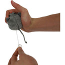 Katten speelgoed Boon kat speelgoed bibbermuis + catnip grijs 7cm