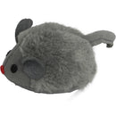Katten speelgoed Boon kat speelgoed bibbermuis + catnip grijs 7cm