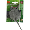 Katten speelgoed Boon kat speelgoed bibbermuis + catnip grijs 7cm