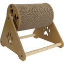 Krabpaal/klimmeubel Boon Boon krabrol draaiend karton+hout 29x32x28cm