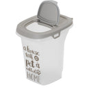 Honden voeder/kattenbakken Moderna plastic voorraadbox Trendy Story 6 liter ‘Pet Wisdom