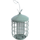 Vogelhuis Buitenvogel  Wintervogelhuis Boon pindahouder metaal voor kleine vogels grijs/groen, small.