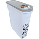 Honden voeder/kattenbakken Moderna plastic voorraadbox Trendy Story 5 liter ‘Pet Wisdom’.