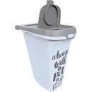 Honden voeder/kattenbakken Moderna plastic voorraadbox Trendy Story 10 liter ‘Pet Wisdom