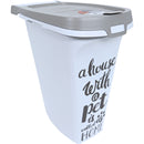 Honden voeder/kattenbakken Moderna plastic voorraadbox Trendy Story 10 liter ‘Pet Wisdom