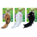 Kattenspeelgoed Boon kattenspeelgoed muis langharig met staart assorti, 16 cm.