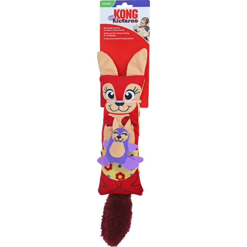 Katten speelgoed Kong kat Kickeroo kanga.
