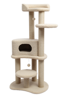 Binnenkort Leverbaar. Krabpaal/klimmeubel Boon Boony krabpaal sand beige pink 163cm