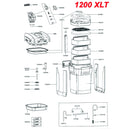 Aquarium filter Eheim filter Professional 3 1200 XLT zonder filtermassa.