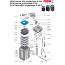 Aquarium filter Eheim buitenfilter Professional 5e Wifi, 700 zonder filtermassa.