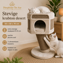 Krabpaal/klimmeubel Boon Krabton beige op Voet 70 Cm