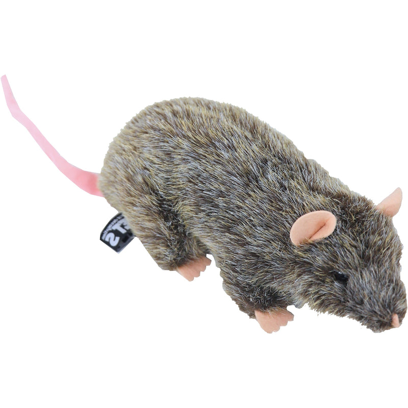 Boony Natural Decoration rat pluche liggend , 22 cm.