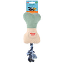 Hondenspeelgoed Speeltjes Woezel en Pip Snackbot + Piep groen/beige 30 cm