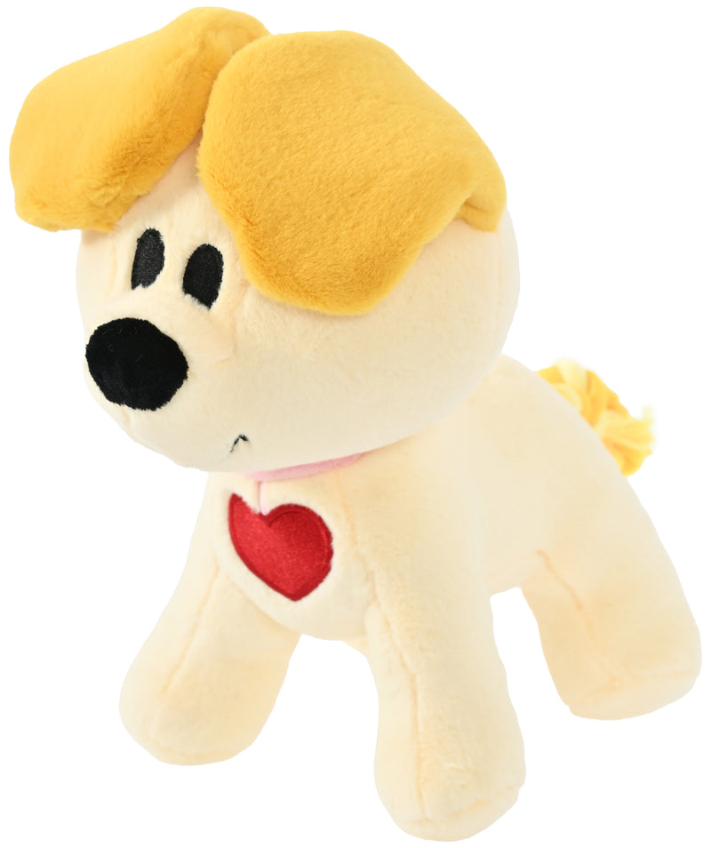 Hondenspeelgoed Speeltjes Woezel en Pip Pip Pluche Staand+Piep Beige 30 cm